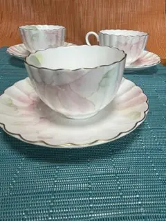 深川製磁カップ＆ソーサー 6客セット 薔薇柄 - メルカリ