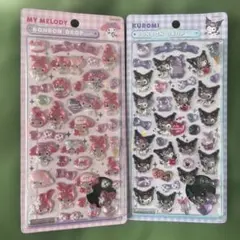 国内正規品　マイメロディ&クロミ　ボンボンドロップシール 2枚セット