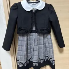 ジャケットmezzo pianoチェック柄ドレス