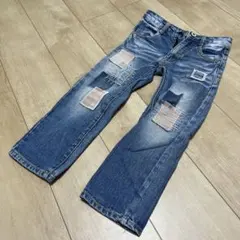 キッズ　デニム　ジーパン　長ズボン　ボトムス　110cm 子ども服