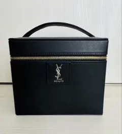 激レア YSL BEAUTE バニティBOX ブラック ゴールド金具 ロゴ 新品のサムネイル