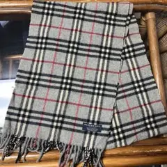 BURBERRY チェック柄 マフラー 100%ラムウール