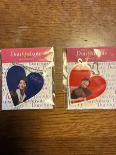 谷桃子バレエ団 森森コンビDon Quixote ハート型アクリルキーホルダー