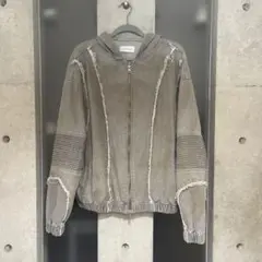 XU set up grunge denim jacket