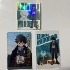 僕のヒーローアカデミア アウターver 箔押しカード 緑谷出久