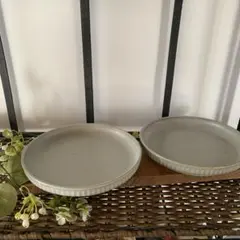 稲穂プレート　白2枚セット