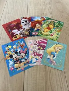 ディズニー　ポストカード&シールセット