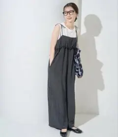 新品★FREAK'S STORE ワッシャー加工 フリル ボリューム サロペットのサムネイル