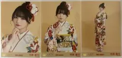 ≒JOY 市原愛弓 イコノイジョイ2022 浴衣 生写真 直筆 セミコンプ