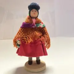 ドイツ アンティークドール オールビスクの女の子 カウガール フェルト