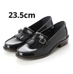 【美品】HARUTA ハルタ キルトローファー ブラック 23.5cm