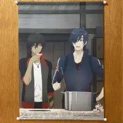 刀剣乱舞　花丸　燭台切光忠　大倶利伽羅　描き下ろしB2タペストリー　全巻購入特典