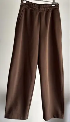 ユニクロC スウェットワイドパンツ　男女兼用XS ブラウン