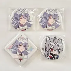 カラフルピーチ　どぬく　缶バッジ3種4個セット