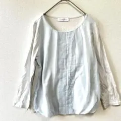 ユナイテッドアローズ　シャツ ライトブルー　オフィスカジュアル　カットソー