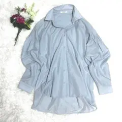 ✨極美品✨ ルーニィ 22SS シャツ 洗える とろみ オーバーシャツ 38のサムネイル