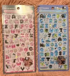 正規品ボンボンドロップシール　ハローキティ・はぴだんぶいもじのサムネイル