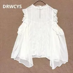 ドロシーズ／ブラウス 長袖 S レース シフォン 透け感 オフショル ホワイトのサムネイル