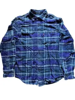Levi's 紫系チェックネルシャツ コットン100