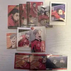 ハイキュー 海信行 福永招平 灰羽リエーフ 山本猛虎 カードセット