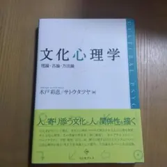 文化心理学 理論・各論・方法論