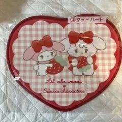 サンリオ当たりくじ　16 マット　ハート　マイメロディー