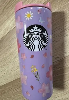 Starbucks 花柄 紫 タンブラー sakura 2021