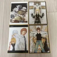 デスノート展　色紙　夜神月 L 弥海砂 ニア メロ　特典