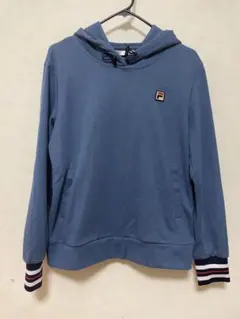 FILA フード付きパーカー ブルー