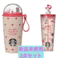 スターバックスバレンタイン コールドカップタンブラーキャット、ステンレスボトル