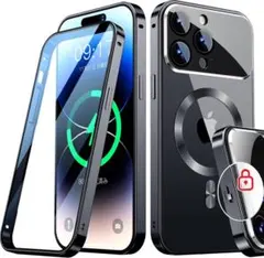 【新次元の一体型レンズ・メカニカルロック】iPhone 14ProMax ケース