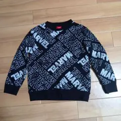 MARVEL トレーナー サイズ130 黒のサムネイル