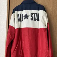 コンバース CONVERSE ナイロンジャケット アウター M 赤 ネイビー