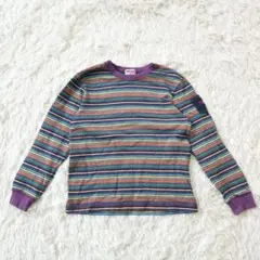 ミキハウス マルチボーダー長袖 トレーナー 130