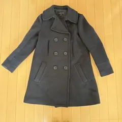 JILL STUART ブラック ダブルブレスト S ピーコート ジル キレイめ