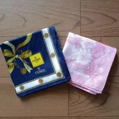 FENDI　 &　 ROLAND MUNNIER　ハンカチ2枚セットのサムネイル