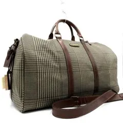 【廃盤・美品】ポロラルフローレン 2way ボストンバッグ 千鳥 メンズ