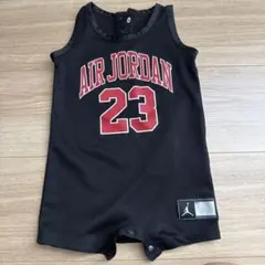 今日迄値下げ⭐︎エアジョーダン ロンパース ブラック NIKE 68-74 cm！