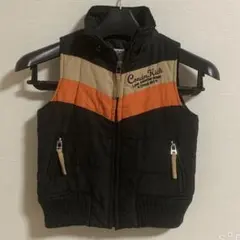 Condor Kick キッズダウンベスト 100サイズ黒・オレンジ・ベージュ