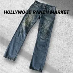 HOLLYWOOD RANCH MARKET リメイクデニムパンツ　29のサムネイル