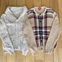 GU,POWER TO THE PEOPLEケーブル編み カーディガン S M