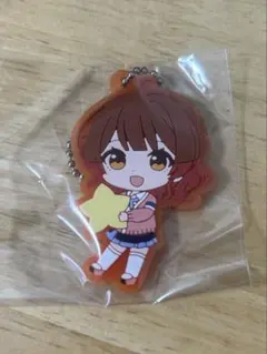 学園アイドルマスター むぎゅみに ラバーキーホルダー 花海佑芽