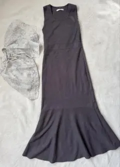 snidel ロングワンピース　ノースリーブワンピース