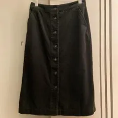 UNIQLO コーデュロイスカート グリーン