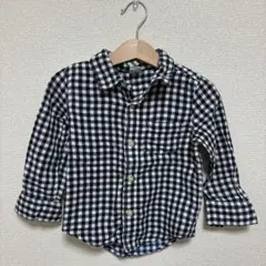 baby GAP 長袖シャツ ギンガムチェック 2years