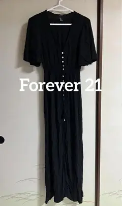 ✨新品 Forever 21ロングワンピース黒L