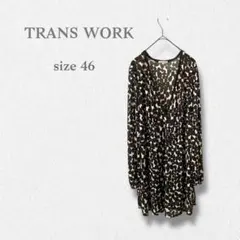 TRANS WORKトランスワーク ＊ 総柄 カシュクール チュニックのサムネイル