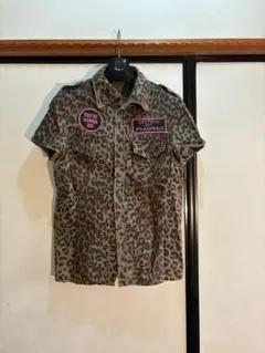 ヒステリックグラマー　ヒョウ柄 半袖シャツ