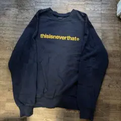 thisisneverthat クルーネック スウェット ブラック Mのサムネイル