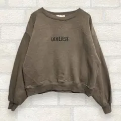 ガレージ Galyge スウェット トレーナー カーキ レディース S